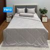  Bộ Drap Bọc Forever Không Chần + Mền Chần 1 Màu FM13 