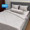  Bộ Drap Bọc Forever Không Chần + Mền Chần 1 Màu FM13 