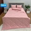  Bộ Drap Bọc Forever Không Chần + Mền Chần 1 Màu FM14 