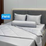  Bộ Drap Bọc Forever Không Chần + Mền Chần 1 Màu FM16 