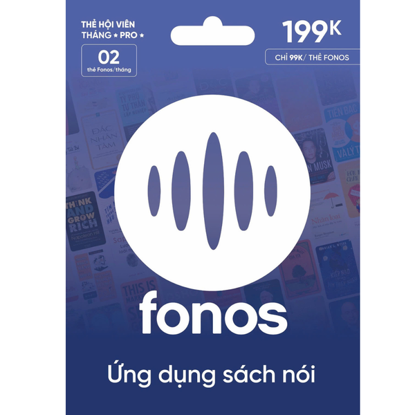  Thẻ Hội Viên Fonos Tháng - Premium PRO 