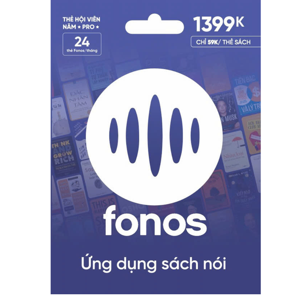  Thẻ Hội Viên Fonos Năm - Premium PRO 
