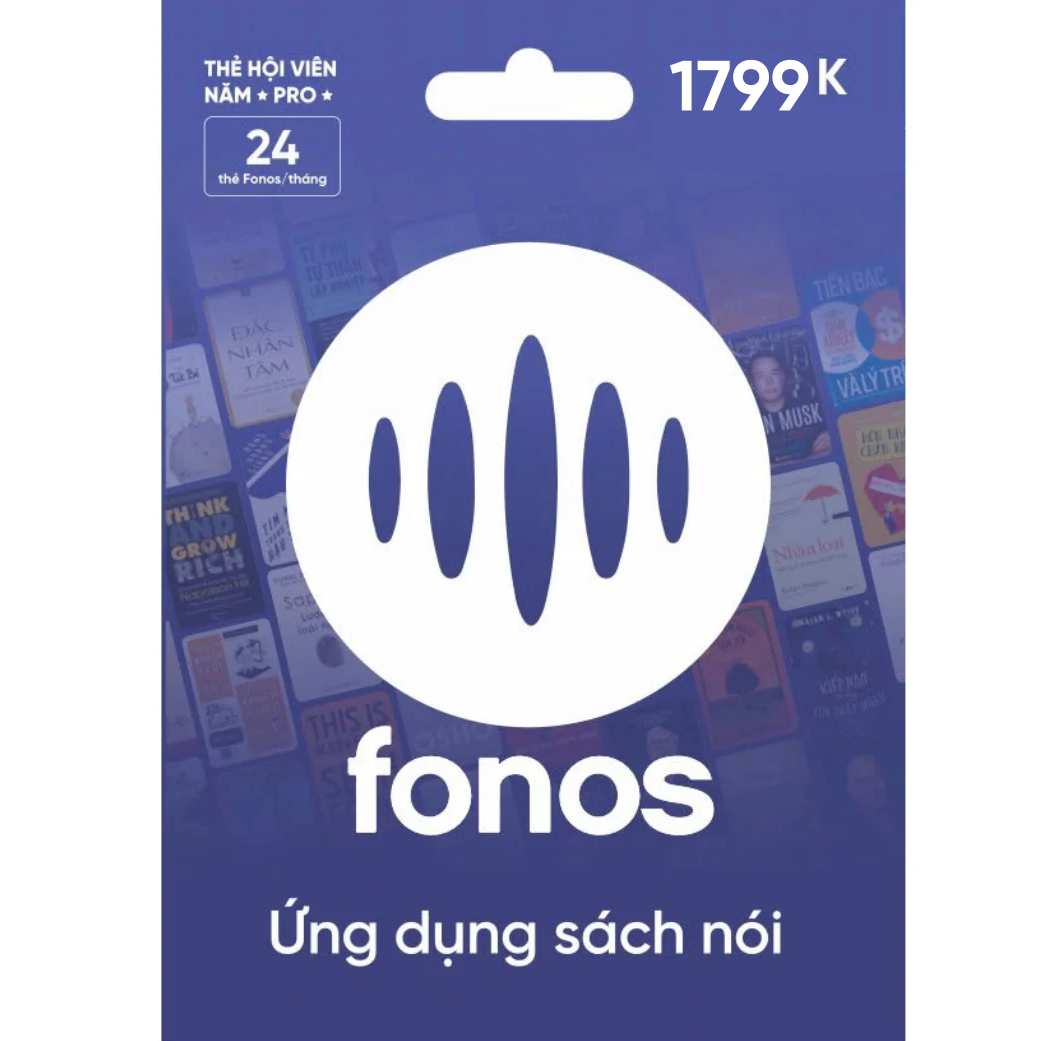  Thẻ Hội Viên Fonos Năm - Premium PRO 