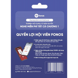  Thẻ Hội Viên Fonos Năm - Premium PRO 