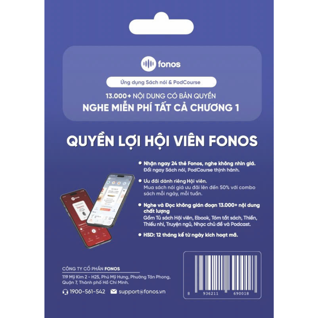  Thẻ Hội Viên Fonos Năm - Premium PRO 