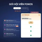  eVoucher - Gói hội viên Fonos Premium Năm 