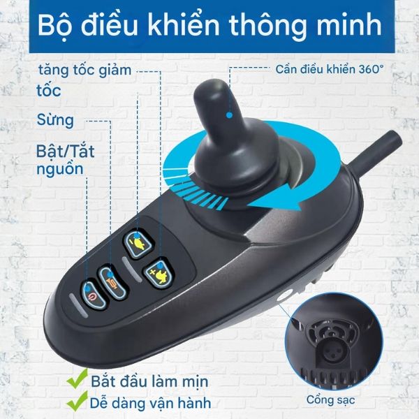 Xe lăn điện Hongye W570