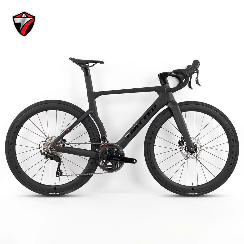 Xe đua Road Twitter T8 full carbon | Shimano 105 | Disc 22S | HT BIKE | mới nhất