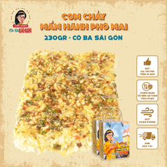 Cơm Cháy Mắm Hành Ép Khuôn Vuông