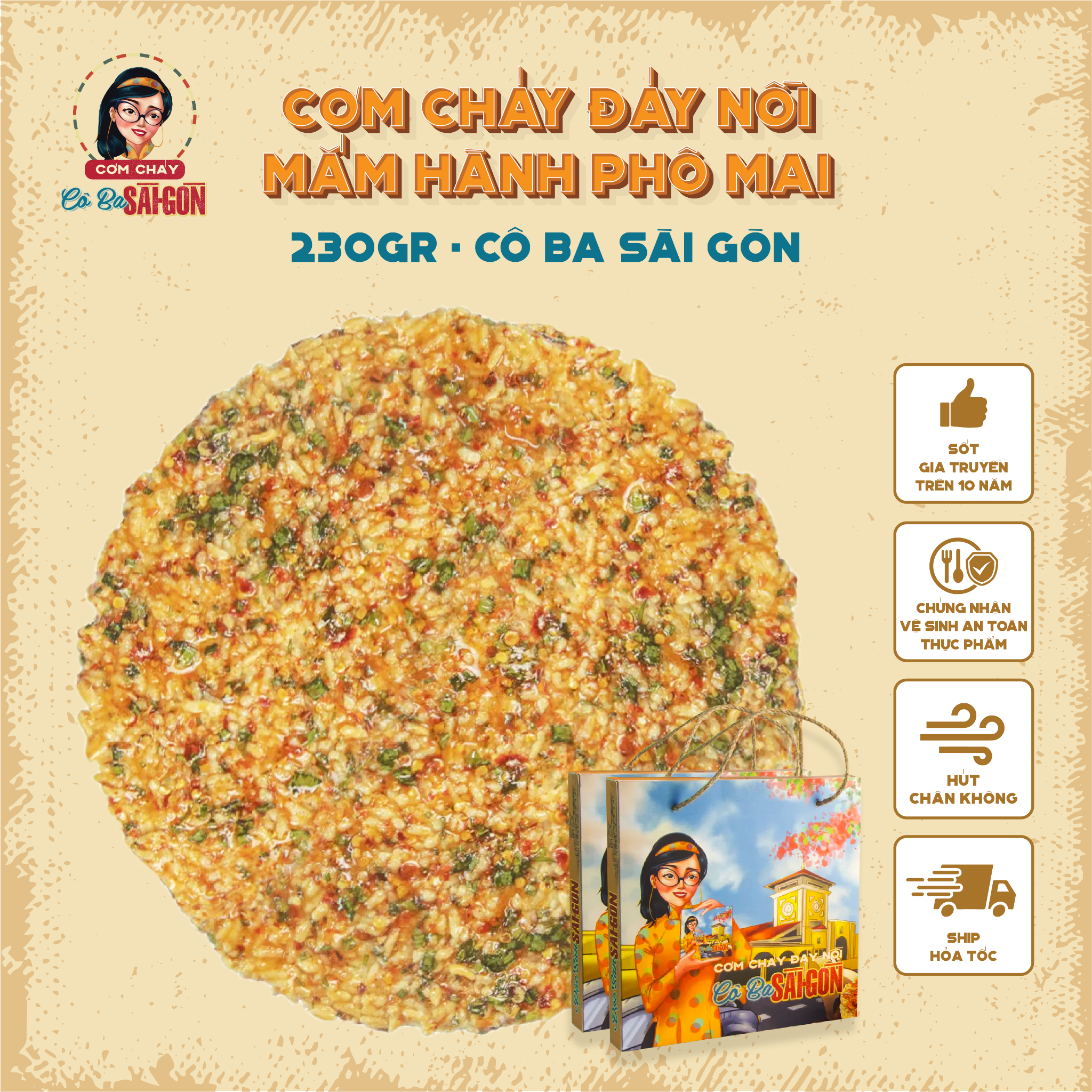 Cơm Cháy Đáy Nồi Mắm Hành