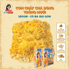 Cơm Cháy Chà Bông Trứng Muối Ép Khuôn Vuông