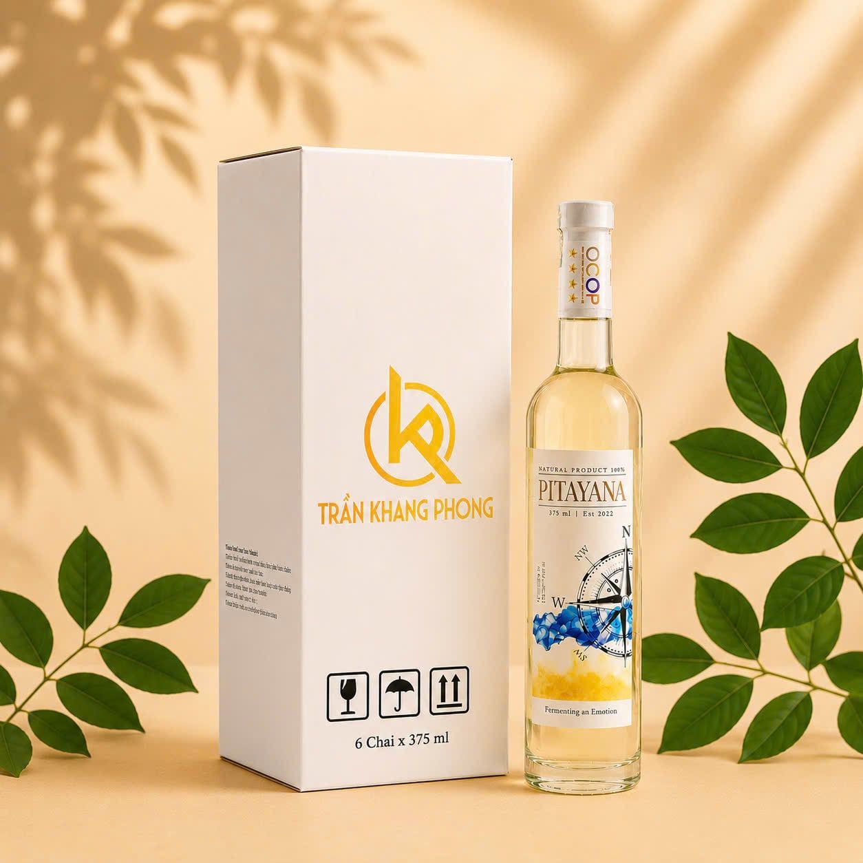  THÙNG 06 CHAI PITAYANA 15% VOL (375ml/chai) 