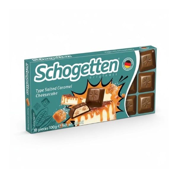  SCHOGETTEN- Sô cô la thanh vị Cheesecake 100g 