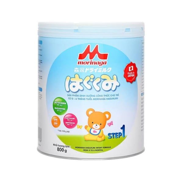  MORINAGA- Sữa bột Hagukumi 800g (0-6 tháng) 