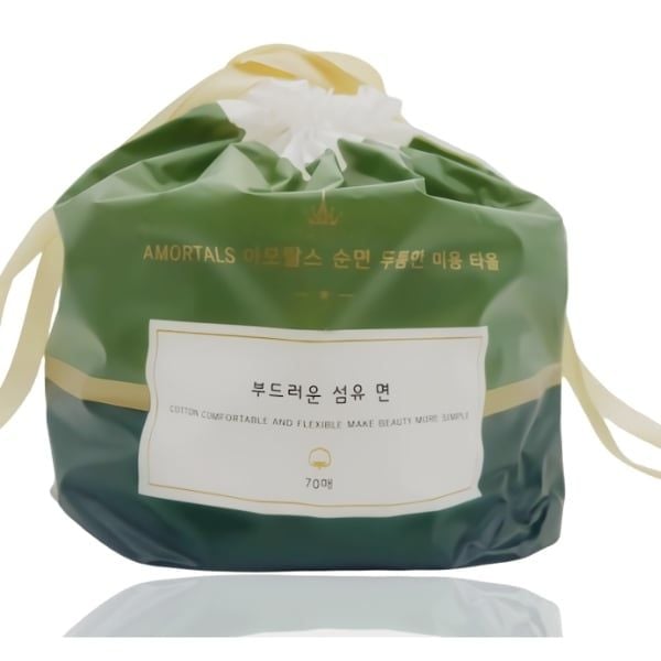  AMORTALS- Khăn rửa mặt tẩy trang dạng cuộn 