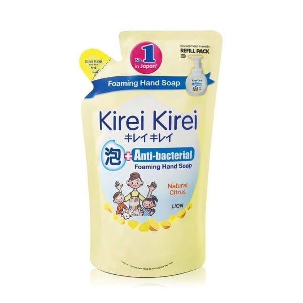  LION- Nước rửa tay dạng túi hương chanh 200ml 