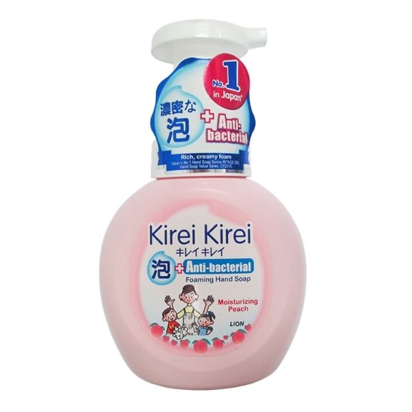  LION- Bọt rửa tay hương đào 250ml 