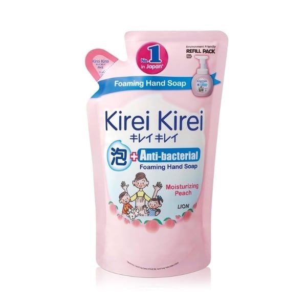  LION- Nước rửa tay dạng túi hương đào 200ml 