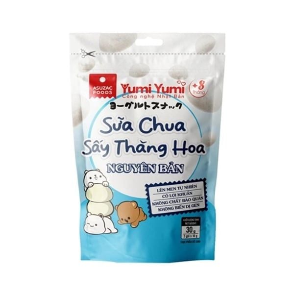  ASUZAC - Sữa chua sấy Yumi 30g 