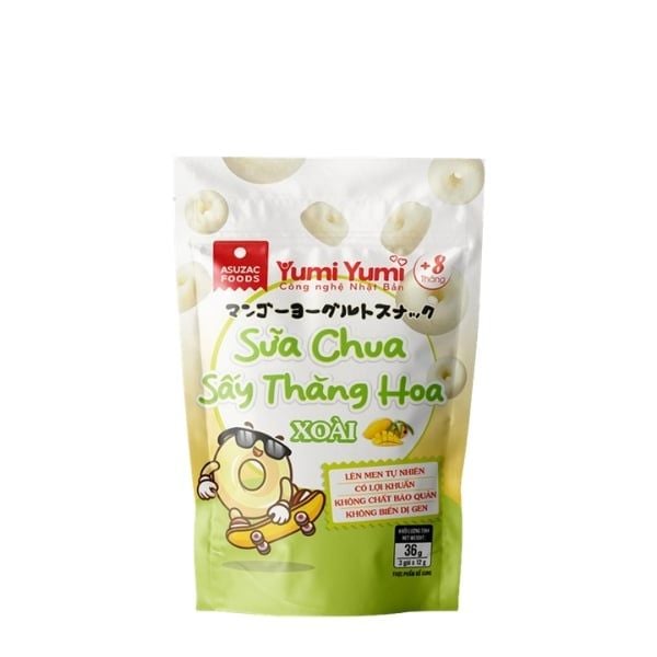  ASUZAC - Sữa chua sấy Yumi vị xoài 36g 