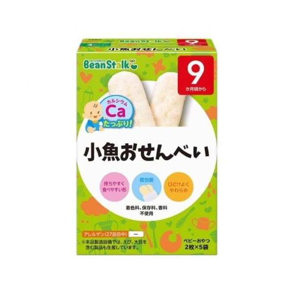  BEAN STALK– Bánh gạo cá mòi 20g (từ 9 tháng) 