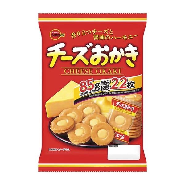  BOURBON - Bánh gạo vị phô mai (77g/gói) 