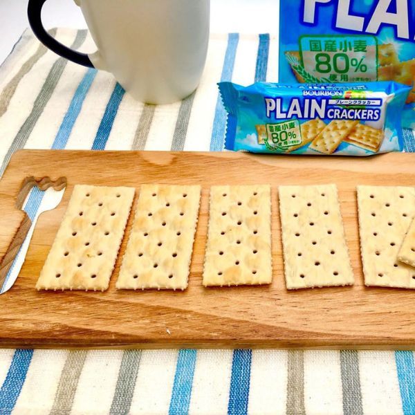  BOURBON- Bánh quy giòn Plain 92g 