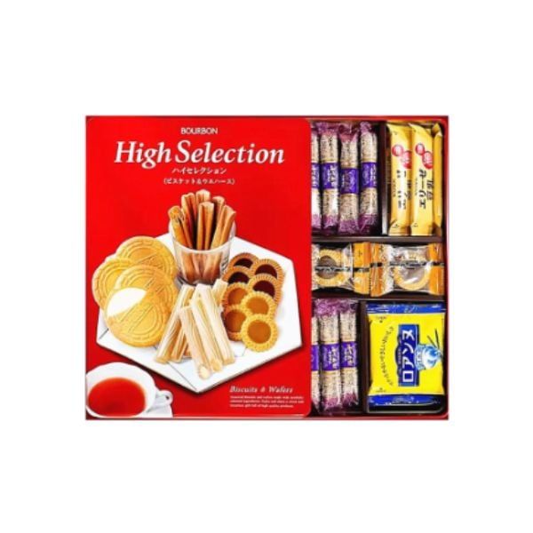  BOURBON- Bánh quy hộp High Selection 18 chiếc 