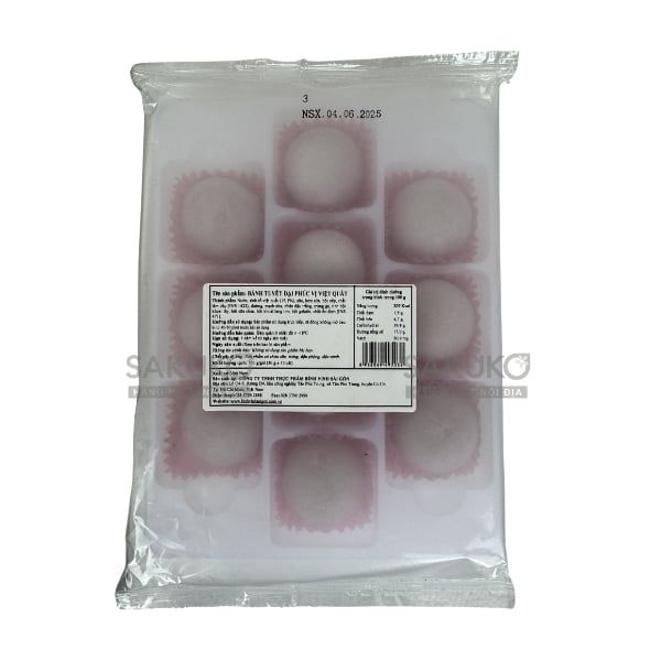  BVSG- Bánh tuyết đại phúc việt quất 10 chiếc 