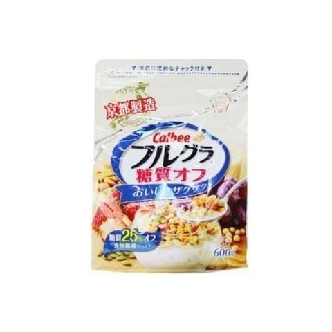  Calbee – Ngũ cốc trái cây ít đường 600g 