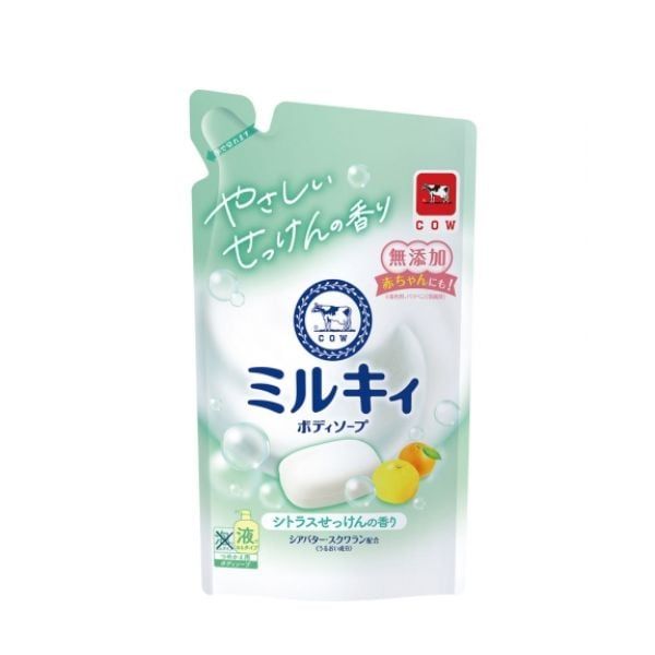  COW- Sữa tắm hương cam chanh 360ml (túi refill) 