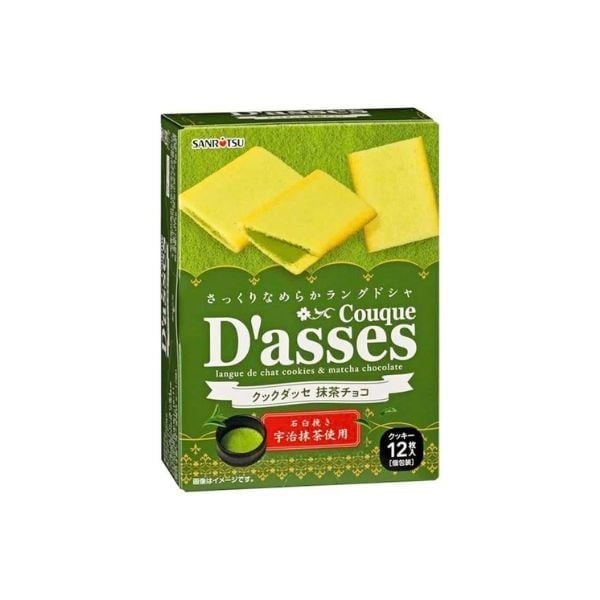  D'ASSES- Bánh quy nhân socola matcha 12 chiếc 
