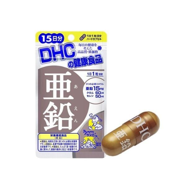  DHC - Thực phẩm bảo vệ sức khỏe DHC Zinc 15 viên và 30 viên 