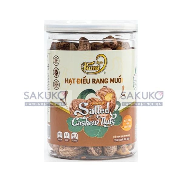  FAMINUTS- Hạt điều rang muối 250g 