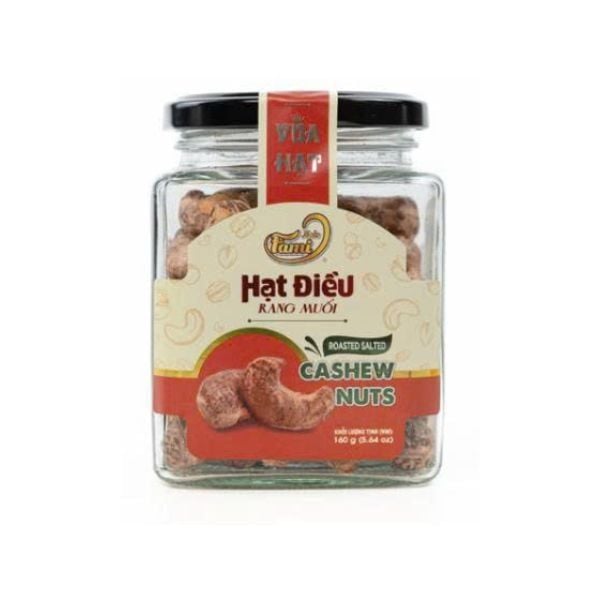  FAMINUTS- Hạt điều rang muối hộp 180g 