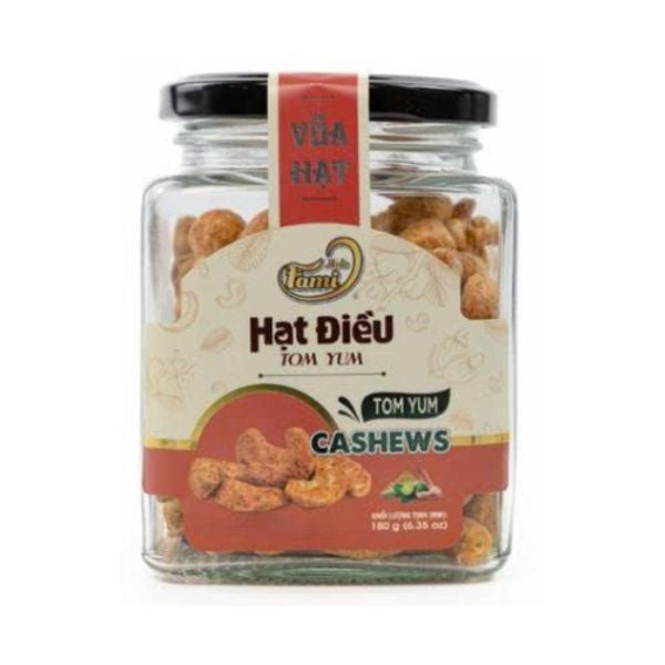  FAMINUTS- Hạt điều TomYum hộp 180g 