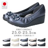  FIRSTCONTACT-Giày búp bê đế xuồng đính hoa 