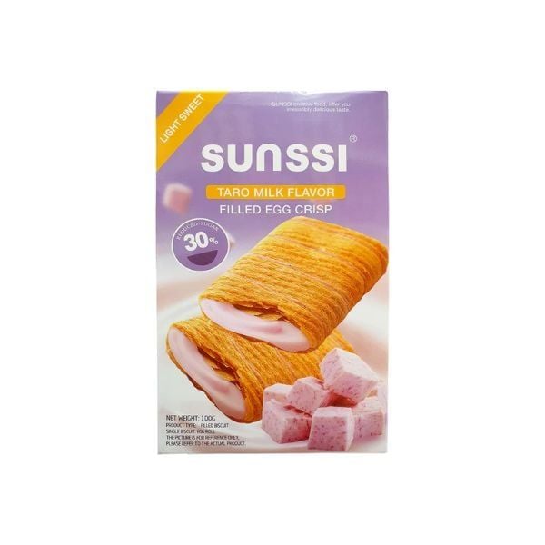  FRANZZI- Bánh cuộn trứng giòn sữa khoai môn 100g 
