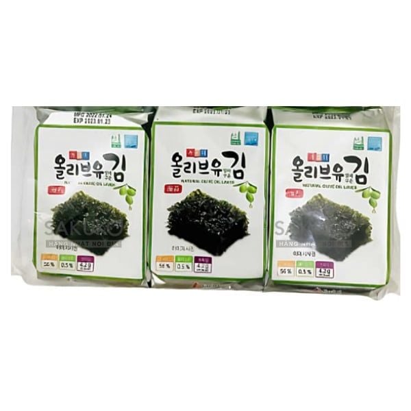  GARIMI- Lá kim dầu oliu ăn liền 12.6g 