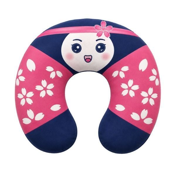  SKK - Gối cổ chữ U Sa Cúc Anh Đào 