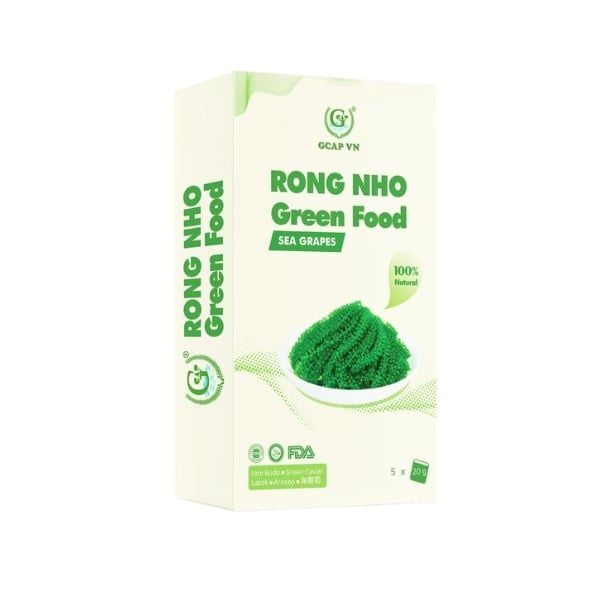  GREEN FOOD - Rong nho biển hộp 100G (5x20gr) 