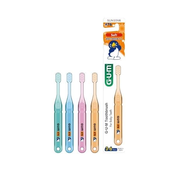  GUM- Bàn chải đánh răng cho trẻ 3-6 tuổi 