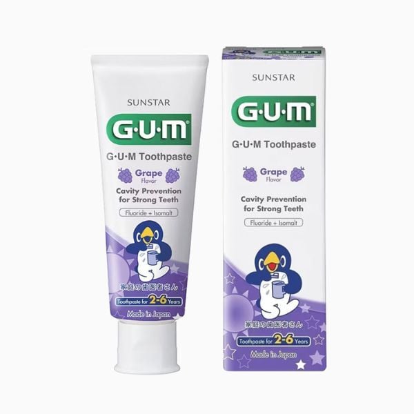  GUM- KĐR cho trẻ 2-6 tuổi hương nho 70g 