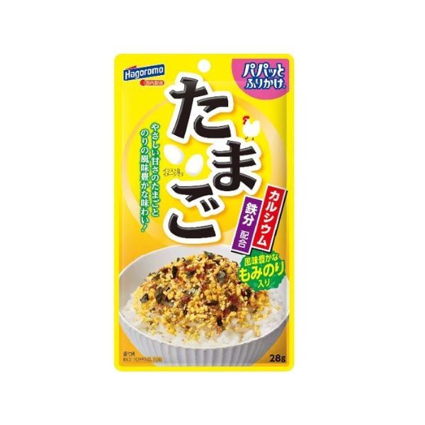  HAGOROMO- Rắc cơm Papatto vị trứng 28g 