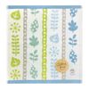 HAYASHI- Khăn mặt họa tiết hoa cỏ blue 34x35cm