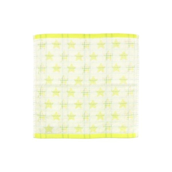  HAYASHI- Khăn mặt họa tiết ngôi sao vàng 34x35cm 