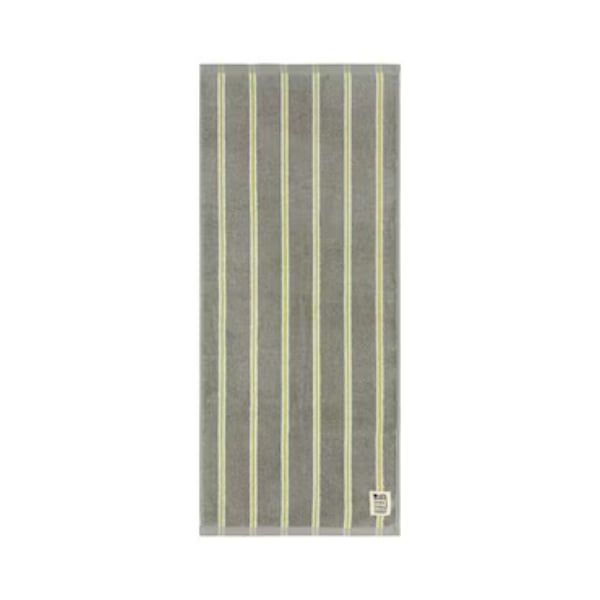  HAYASHI- Khăn tắm kẻ sọc màu xám 34x80cm 