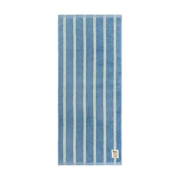  HAYASHI- Khăn tắm kẻ sọc xanh dương 34x80cm 