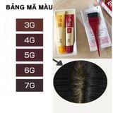  HOYU-Thuốc nhuộm bạc Bigen dạng kem hạt dẻ Natural 4G 