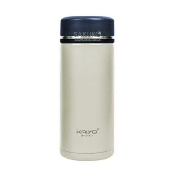  KAIYO-Bình giữ nhiệt 2lớp inox 304 360ml trắng sữa 